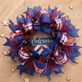 thumbnail image 5 of Nkmbld 250th Anniversary Patriotic Wreath, Red White Blue Hydrangea Flower Wreaths for Memorial Day,Independence Day Wreath for Front Door Wall Window Decor, 5 of 8