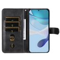 thumbnail image 4 of Estuche de Cuero PU con Cierre para Xiaomi Poco M7 4G , Funda Protectora con Billetera y Correa, 4 of 5