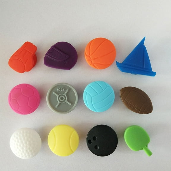 HINTRMENT 12Pcs Food Grade Silicone Cups Marker Washable Glass Markers For Drinking Glasses And Straws Party Attendees