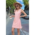 thumbnail image 5 of Womens Summer Dresses Loose Fit V Neck Sleeveless Sundresses Beach Hawaiian Dress with Pockets Orange XXL, 5 of 9