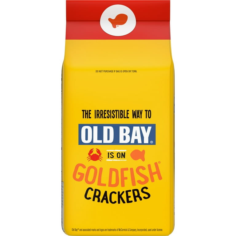 Goldfish Crackers, Limited Edition Old Bay Seasoned Snack Crackers, 6.1 oz