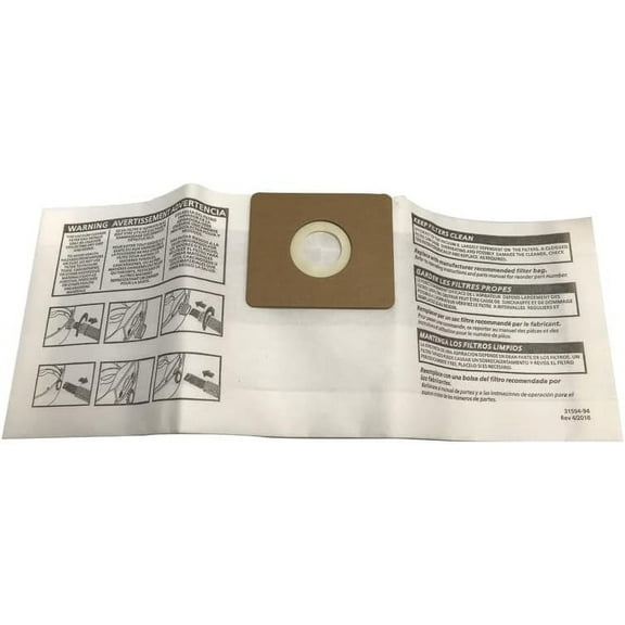 (6) DVC Bags Fits For Shop Vac All Around 1.5 Gallon Replaces Type A / 90667