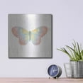 thumbnail image 4 of Luxe Metal Art 'White Barn Butterflies I' by Sue Schlabach, Metal Wall Art, 12"x12", 4 of 7