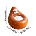thumbnail image 3 of C Inflatable Lounger Chair Portable Air Sofa With Animal Design For Indoor Outdoor Relaxation, 3 of 7