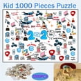 thumbnail image 1 of Jouets Casse-Tête en Papier 1000 Pcs pour Enfants 2021 Enfants Adultes, 1 of 8