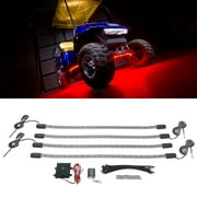 LEDGlow Red LED Golf Cart Underbody Underglow Light Kit