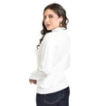 thumbnail image 3 of Blusa tejida de cuello alto Juvenil, 0248 (Blanco) blanco CH, 3 of 5