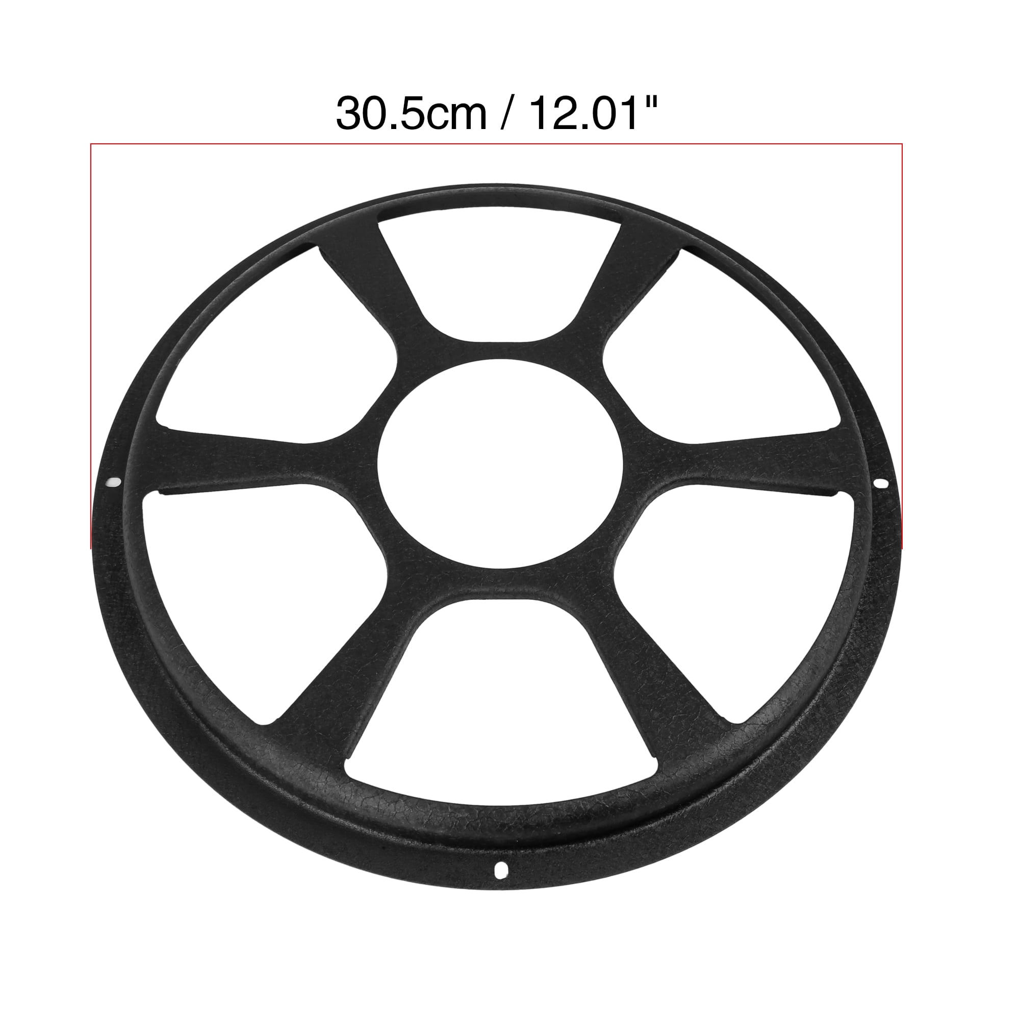 Unique Bargains 2pcs 12 In Black Car Auto Speaker Cover Mesh Subwoofer Grill Horn Guard