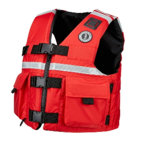UPC: 0062533052789 | Mustang SAR Vest w/SOLAS Reflective Tape – XXL