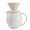White, variant on ANXPTIME Ceramic Pours Over Coffee Maker Set Manual Dripper And 830ml Carafe Pot Gift