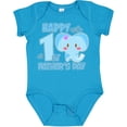 thumbnail image 3 of Inktastic Happy 1st Fathers Day with Elephant Girls Baby Bodysuit, 3 of 5
