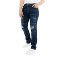thumbnail image 3 of RAW X Mens Slim Fit Moto Jeans, Dark Blue, 32X30, 3 of 10