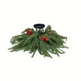 thumbnail image 2 of Christmas Candle Holder, Christmas Decoration Candle Table Candle, Pine Cones and Red Berry Table Centerpiece with 1 Candle Holders Table Accent Centerpiece, for Festival Home Decoration, 2 of 5
