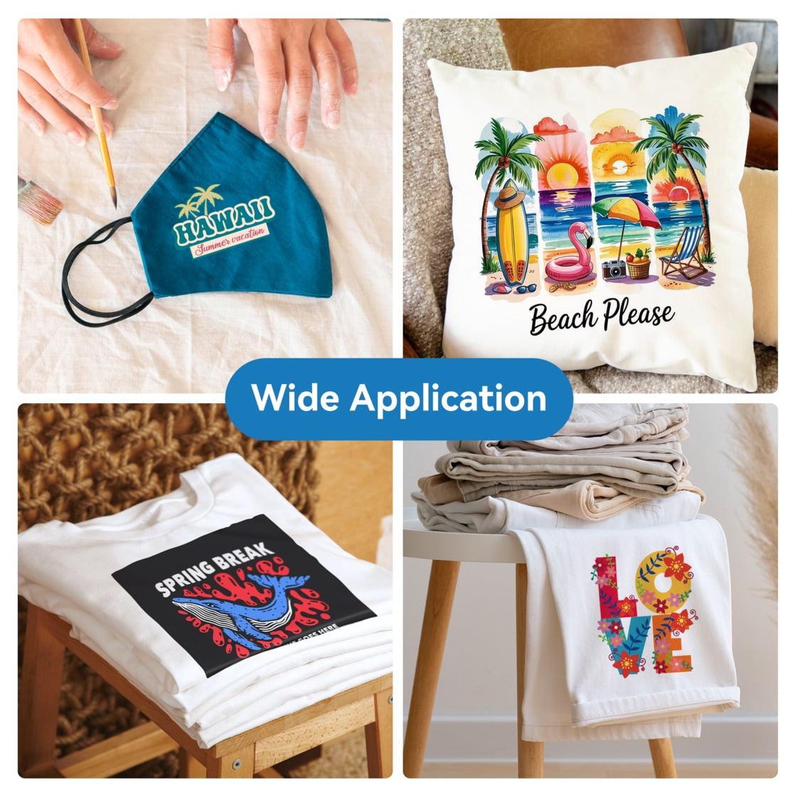 HTVRONT Sublimation Paper 8.5 x 11 inches - 35 Sheets Sublimation Paper Compatible with Ink Jet Printer
