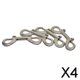 thumbnail image 1 of Gancho llavero Soledad Doble extremo Aleación de zinc 4 piezas, 1 of 10
