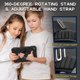 thumbnail image 3 of Case for iPad 9th/ 8th/ 7th Generation Case, Full-Body Shockproof Case with Screen Protector, 360 Rotating Hand Strap &Stand, Black, 3 of 4