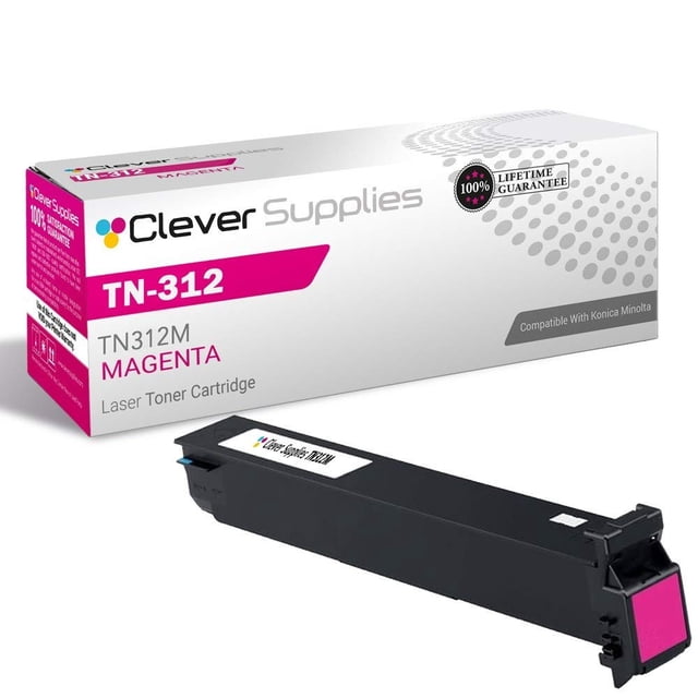 Cartucho de tóner Clever Supplies TN-312 Magenta