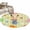 Yellow, variant on Entryway Rug 2'x3', Spring Easter Small Rug for Kitchen Bathroom Door Mat Indoor Entrance, Green Plaid Bunny Colorful Eggs Floral Non-Slip Area Rugs Floor Mats Carpet Front Door Rugs
