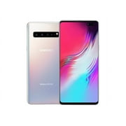 Samsung Galaxy S10 5G RAM 8 GB / 512 GB Storage - OLED display - 6.7 - 4x rear cameras 12 MP, 12 MP, 16 MP - 2x front cameras 10 MP - Verizon - crown silver