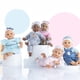 thumbnail image 4 of Corolle Bébé Calin Marius Boy Baby Doll - 12 Soft Body Doll with Gray Outfit, Sleeping Eyes That Open and Close, Vanilla Scented, Mon Premier Poupon Collection for Ages 18 Months and up, 4 of 5