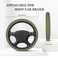 thumbnail image 5 of Balery Green Snake print Steering Wheel Covers Elastic Skidproof Steering Wheel Protective Cover Case for Men Women Universal 15 Inches Cars Accessories, 5 of 8