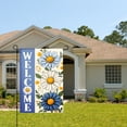 thumbnail image 2 of Amhnf Welcome Daisy Flower Garden Flag For Home Outdoor Garden Yard Decor 12x18 inch, 2 of 5