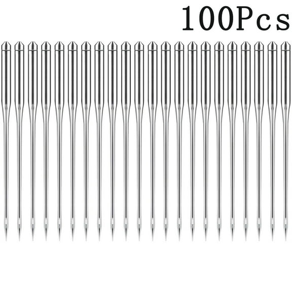 Tutuviw 100 Pcs Sewing Machine Needles Heavy Duty Sewing Machine Needles Embroidery Machine Needles Universal Regular Point for All Major Sewing Machines, Sizes 65/9, 75/11, 80/12, 90/14, 100/16