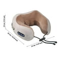 Neck Massager Pillow With Vibration & Heating Cordless Portable Heated