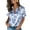 Light Blue, variant on Minjewel Women's Short Sleeve Satin Blouse Silk Tops Button Down Shirts Business Casual Work Office Wear Dressy Chic Tops,Navy,2XL