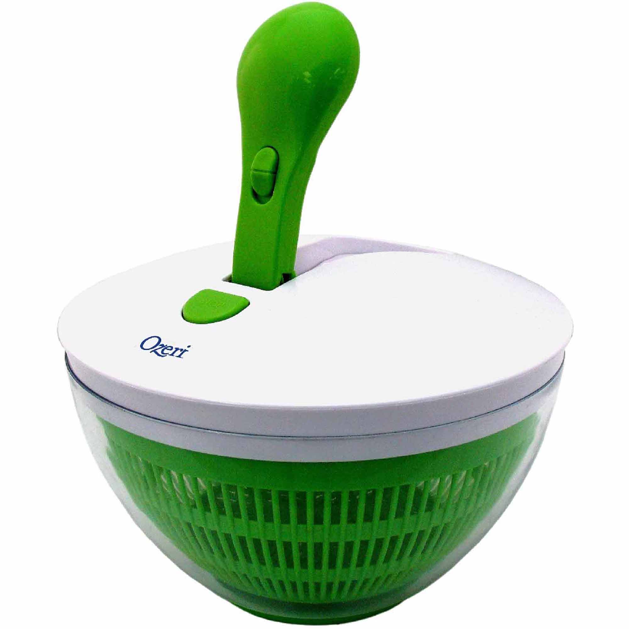 Ozeri Swiss Designed FRESHSPIN Salad Spinner and Serving Bowl, BPA-Free - image 3 of 9