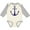 Natural and Heather, variant on Inktastic Anchor Nautical Boys or Girls Long Sleeve Baby Bodysuit