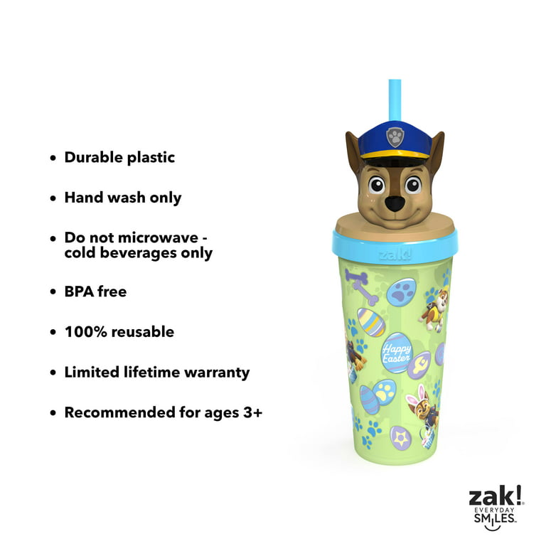 Zak! Designs Paw Patrol Leafproof Straw Tumbler, 15 oz - Pay Less Super  Markets