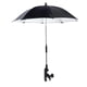 thumbnail image 3 of Sombrilla para silla de playa con clip para cochecito de golf, piscina y patio. Negro, 3 of 8