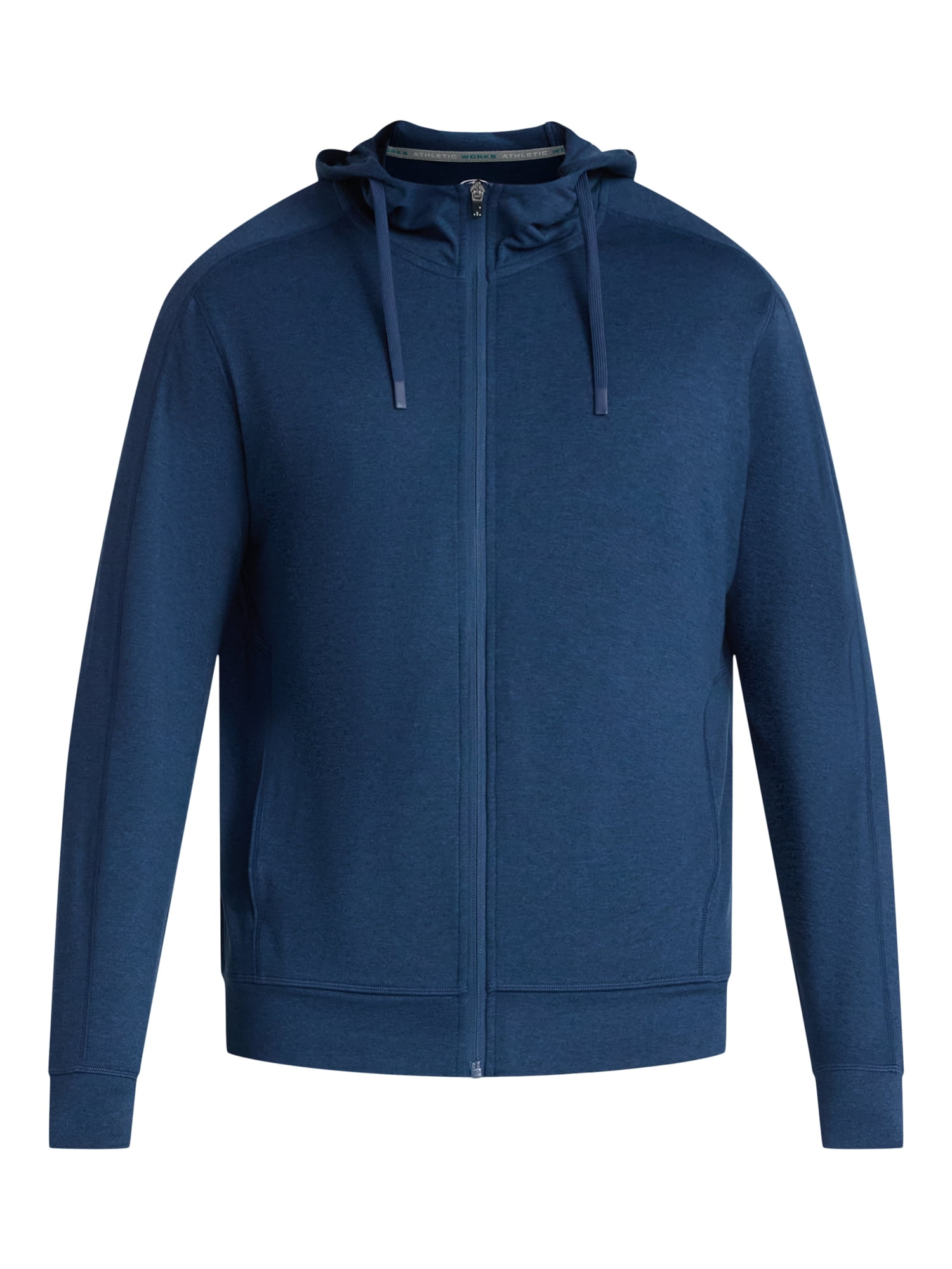 Athletic Works Men's and Big Men's ButterCore Soft Full Zip Hoodie, Sizes S-3XL