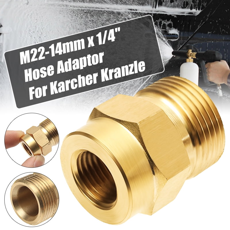 1//4/" Male X 1//4/" male Pressure Washer Hose Outlet Adaptor For Karcher etc