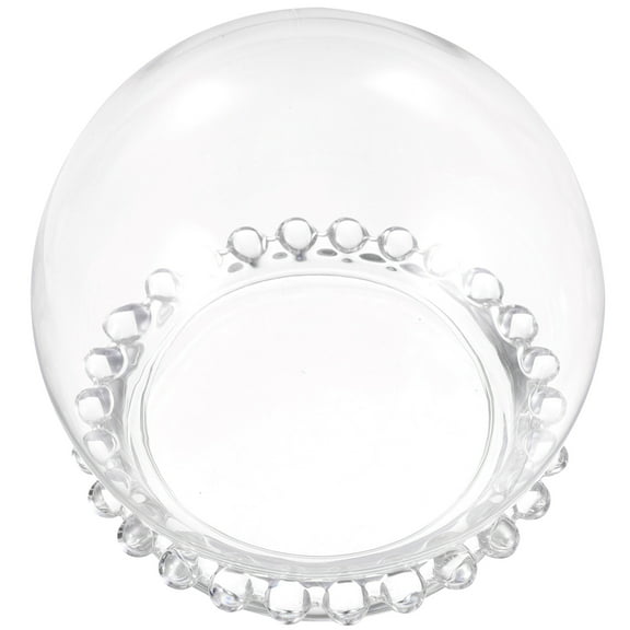 UPOUART Cake Display Stand Glass Transparent 1Pcs 3.9In