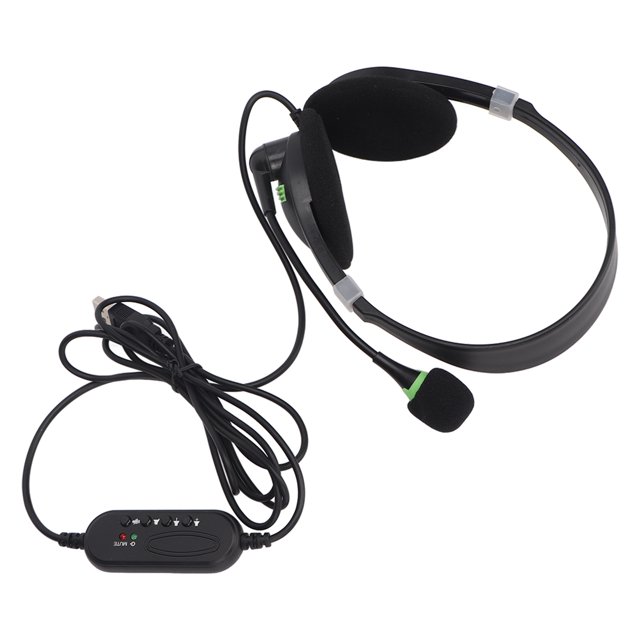 Auriculares USB con micrófono, Auriculares USB de negocios con USB Auriculares de negocios Auriculares con cable USB de grado profesional