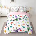 thumbnail image 2 of YST, Hummingbird Collection, Bed in a Bag, Cartoon Hummingbird, 7-Piece, Twin Size, Polyester, 2 of 5