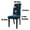 #I, variant on Unique Bargains Stretch Floral Print Dining Chair Cover Navy Blue and White M