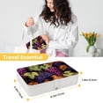 thumbnail image 5 of Thanksgiving PU Leather Bracelet Holder Jewelry Organizer Box with Removable Compartment - Portable Organize Storage Case, 5 of 6