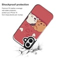 thumbnail image 2 of Compatible with iPhone 11 12 13 mini 14 15 16 Pro Max Plus Wallet Case with Card Holder, PU Leather Kickstand Card Slots Case ( Doggie Couple Valentines, iPhone 15), 2 of 7
