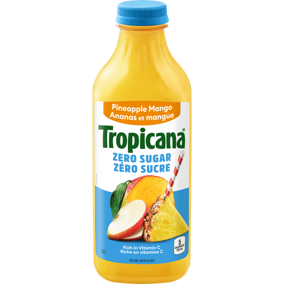 Tropicana Zero Sugar Pineapple Mango 1.36L