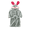 Green, variant on LYMAYTER Kids Flannel Robe Cute Winter Warm Animal Ears Hooded Thick for Toddler Sleepwear 1-8Y