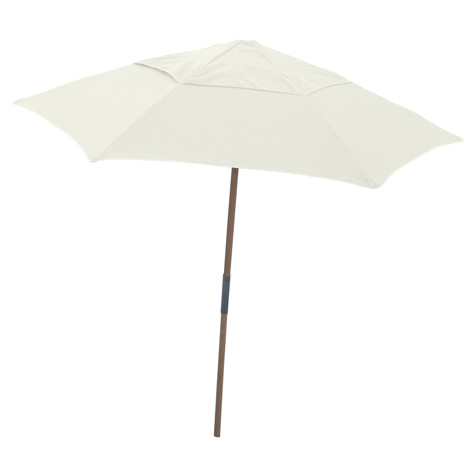 Fiberbuilt 7.5 ft. Wood Beach Umbrella with Spun Acrylic Canopy