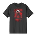 thumbnail image 6 of Friday The 13th Blood Splatter Jason Mask Crew Neck Short Sleeve Men's T-shirt-Medium, 6 of 7