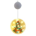 thumbnail image 1 of Under 10 Hangs Battery Powered Christmas Window Decorations with Lighted LED Sucker Lights for Christmas Tree Fireplace Window Indoor and Outdoor Decoration, 1 of 9