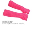 thumbnail image 7 of Naierhg 1 Pair Finger Gloves Soft Breathable Fashion Comfortable Multicolor Keep Warmth Knitting Cloth Thumb Holes Women Gloves Red, 7 of 7