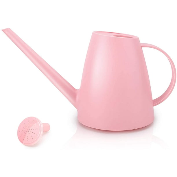Regadera para plantas de interior, regaderas pequeñas para plantas de casa, flores de jardín, lata de agua de pico largo para plantas de riego al aire libre 1.8L 60oz 1/2 galón Ormromra WMZY-936-3