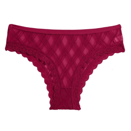 

ZMHEGW Seamless Underwear For Women Underpants Patchwork Color Bikini Solid Briefs Knickers Christmas Gift 1 Piece Women s Panties