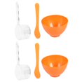 thumbnail image 1 of Cuencos para mezclar mascarillas faciales Hekezhi con espátula y taza medidora para el cuidado de la piel casero, 1 of 4